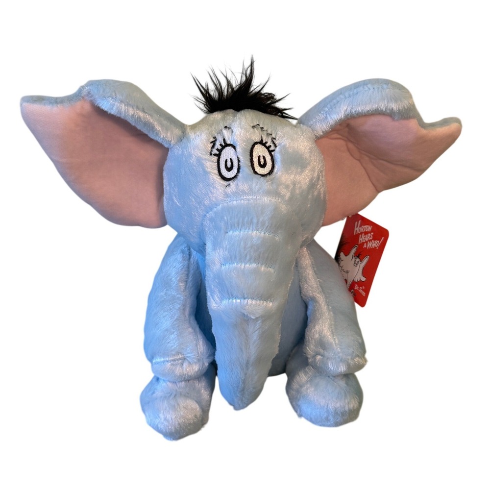 Kohl's Cares Horton Hears a Who Kids 10" Blue Elephant Plush Dr Seuss Toy